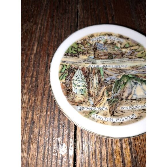 Vintage Stanton Missouri Small Miniature Collectible Collector Plate - Picture 2 of 4